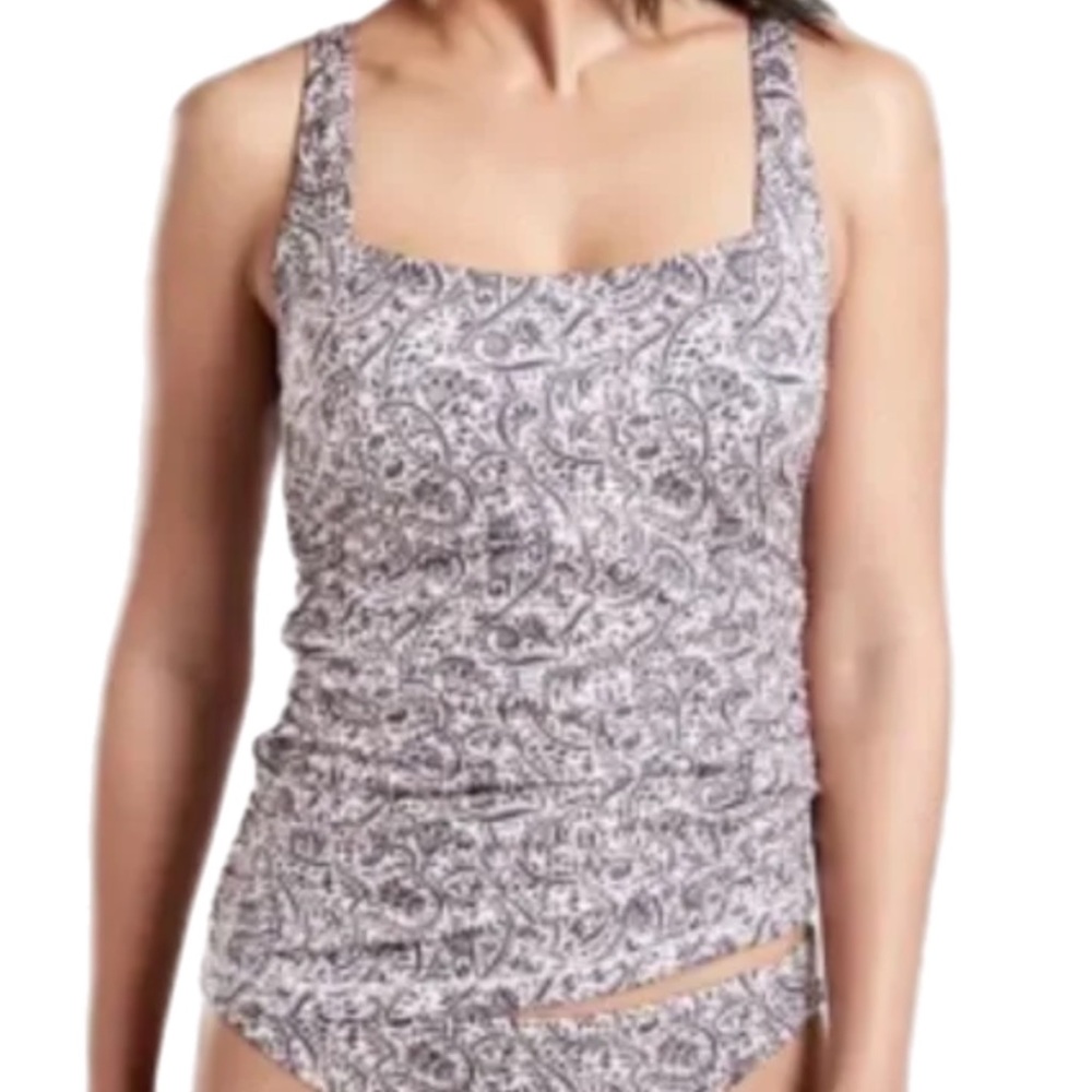 Athleta Aqualuxe Batik Swim Tank Top NWT